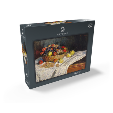 Apples and Grapes 1879-1880 by Claude Monet 500 Jigsaw Puzzle box view1