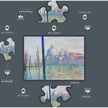 Claude Monet's Le Grand Canal (1908) 1000 Jigsaw Puzzle box 3D Modell