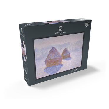 Haystacks (Effect of Snow and Sun) (1891) by Claude Monet 1000 Jigsaw Puzzle box view1