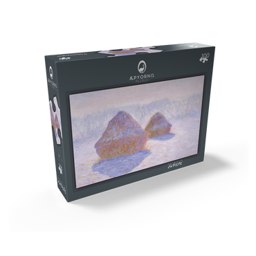 Haystacks Effect of Snow and Sun 1891 by Claude Monet 100 Jigsaw Puzzle box view1
