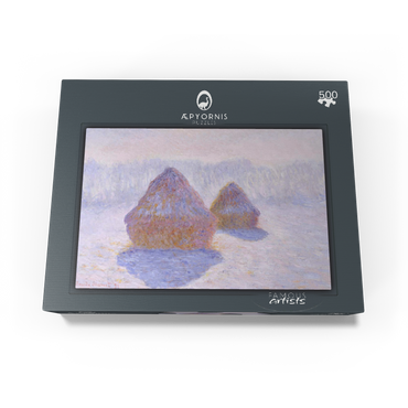 Haystacks Effect of Snow and Sun 1891 by Claude Monet 500 Jigsaw Puzzle box view1