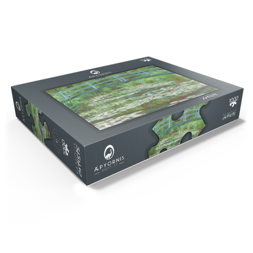 The Japanese Footbridge (1899) by Claude Monet 1000 Jigsaw Puzzle box view1