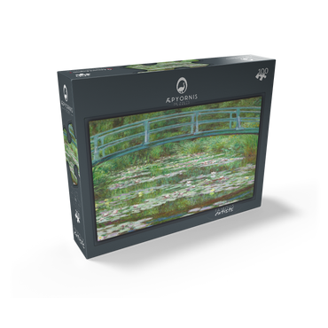 The Japanese Footbridge 1899 by Claude Monet 100 Jigsaw Puzzle box view1