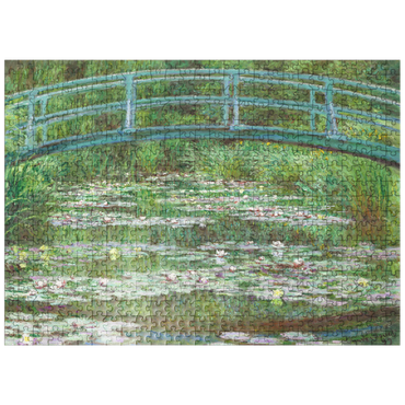 puzzleplate The Japanese Footbridge 1899 by Claude Monet 500 Jigsaw Puzzle