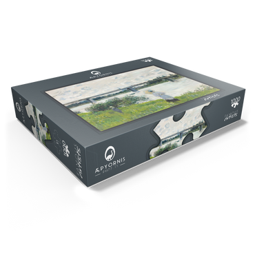 Claude Monet's The Promenade with the Railroad Bridge, Argenteuil (1874) 1000 Jigsaw Puzzle box view1