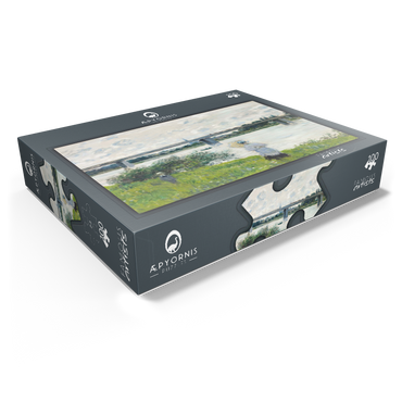 Claude Monets The Promenade with the Railroad Bridge Argenteuil 1874 100 Jigsaw Puzzle box view1