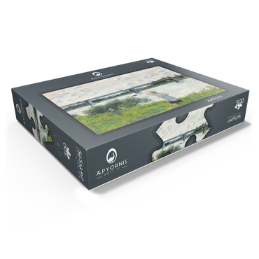 Claude Monets The Promenade with the Railroad Bridge Argenteuil 1874 500 Jigsaw Puzzle box view1