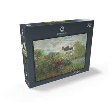 The Artists Garden in Argenteuil A Corner of the Garden with Dahlias 1873 by Claude Monet 500 Jigsaw Puzzle box view1
