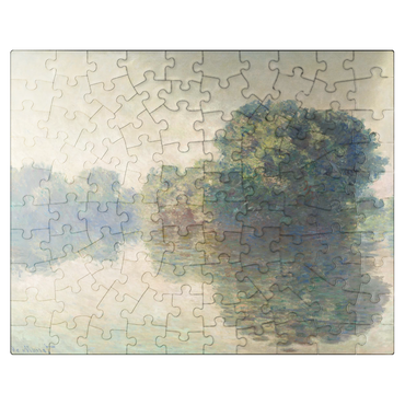 puzzleplate The Seine at Giverny 1897 by Claude Monet 100 Jigsaw Puzzle
