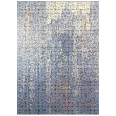 puzzleplate The Portal of Rouen Cathedral in Morning Light 1894 by Claude Monet 500 Jigsaw Puzzle