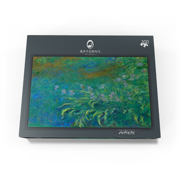 Irises 1914-1917 by Claude Monet 100 Jigsaw Puzzle box view1