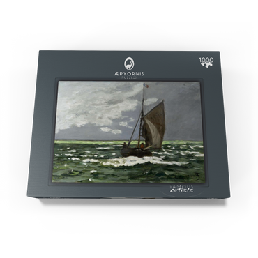 Claude Monet's Seascape, Storm (1866) 1000 Jigsaw Puzzle box view1