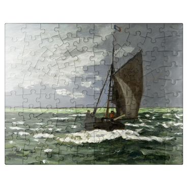 puzzleplate Claude Monets Seascape Storm 1866 100 Jigsaw Puzzle