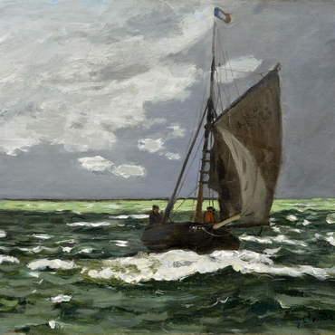 Claude Monets Seascape Storm 1866 100 Jigsaw Puzzle 3D Modell