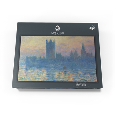 The Houses of Parliament Sunset 1903 by Claude Monet 100 Jigsaw Puzzle box view1