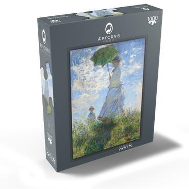 Woman with a Parasol, Madame Monet and Her Son (1875) by Claude Monet 1000 Jigsaw Puzzle box view1