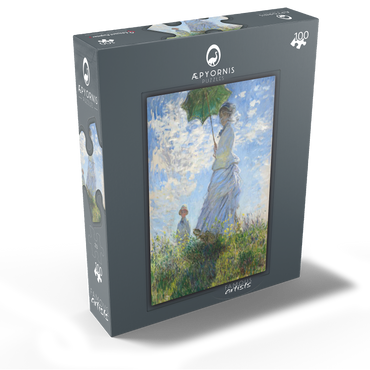 Woman with a Parasol Madame Monet and Her Son 1875 by Claude Monet 100 Jigsaw Puzzle box view1