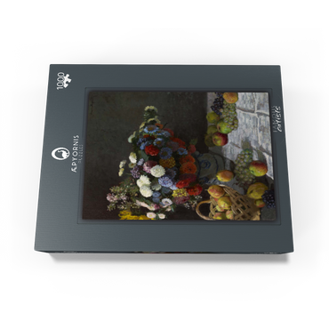 Still Life with Flowers and Fruit (1869) by Claude Monet 1000 Jigsaw Puzzle box view1