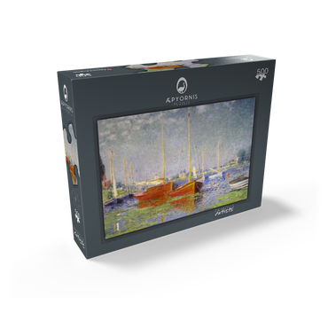 Claude Monets Red Boats at Argenteuil 1875 500 Jigsaw Puzzle box view1