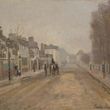 Boulevard Héloise Argenteuil 1872 by Claude Monet 500 Jigsaw Puzzle 3D Modell