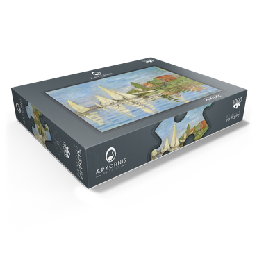 Claude Monet's Regattas at Argenteuil (1872) 1000 Jigsaw Puzzle box view1