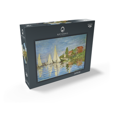 Claude Monet's Regattas at Argenteuil (1872) 1000 Jigsaw Puzzle box view1