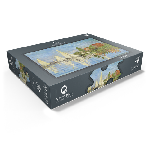 Claude Monets Regattas at Argenteuil 1872 500 Jigsaw Puzzle box view1