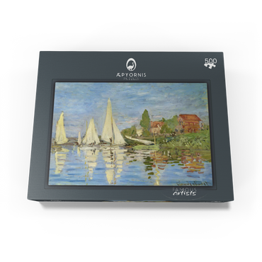 Claude Monets Regattas at Argenteuil 1872 500 Jigsaw Puzzle box view1