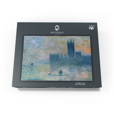 The Houses of Parliament Effect of Fog 1903-1904 by Claude Monet 500 Jigsaw Puzzle box view1