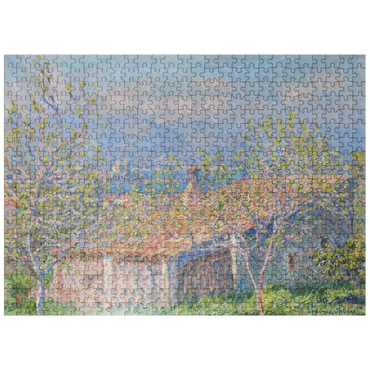 puzzleplate Gardeners House at Antibes 1888 by Claude Monet 500 Jigsaw Puzzle