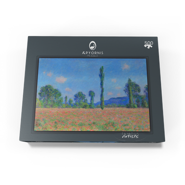 Poppy Field Giverny 1890-1891 by Claude Monet 500 Jigsaw Puzzle box view1