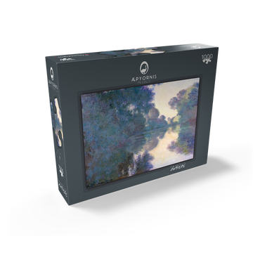 Morning on the Seine near Giverny (1897) by Claude Monet 1000 Jigsaw Puzzle box view1