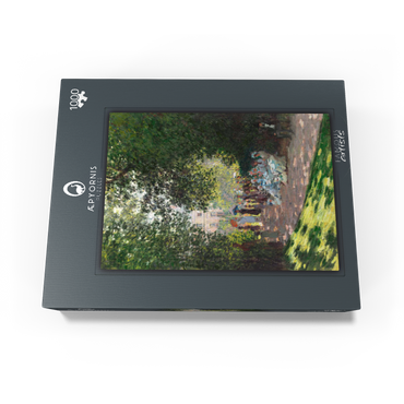 The Parc Monceau (1878) by Claude Monet 1000 Jigsaw Puzzle box view1