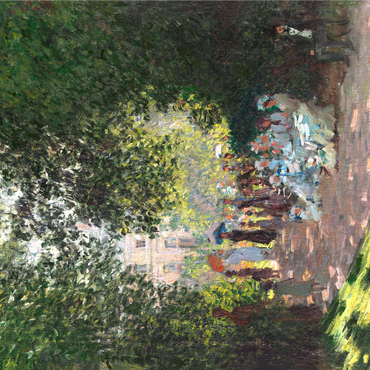 The Parc Monceau (1878) by Claude Monet 1000 Jigsaw Puzzle 3D Modell