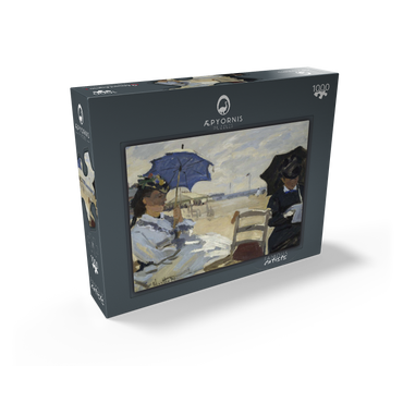 Claude Monet's The Beach at Trouville (1870) 1000 Jigsaw Puzzle box view1