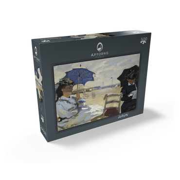 Claude Monets The Beach at Trouville 1870 500 Jigsaw Puzzle box view1
