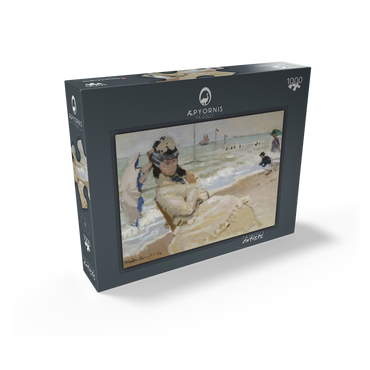 Camille on the Beach in Trouville (1870) by Claude Monet 1000 Jigsaw Puzzle box view1