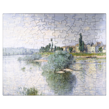 puzzleplate Claude Monets The Seine at Lavacourt 1880 100 Jigsaw Puzzle