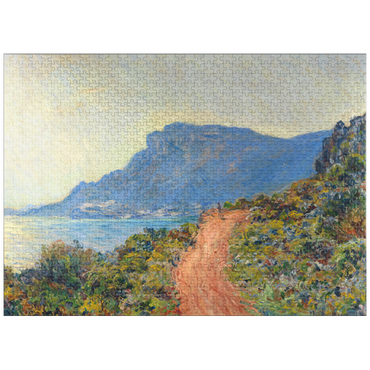 puzzleplate La Corniche near Monaco (1884) by Claude Monet 1000 Jigsaw Puzzle