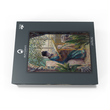 Madame Monet Embroidering 1875 by Claude Monet 500 Jigsaw Puzzle box view1