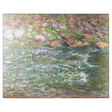 puzzleplate Rapids on the Petite Creuse at Fresselines 1889 by Claude Monet 100 Jigsaw Puzzle