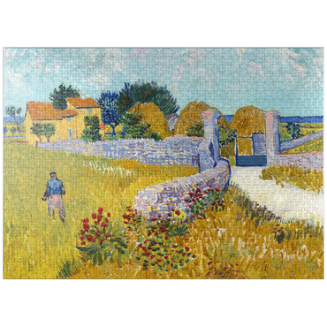 puzzleplate Farmhouse in Provence (1888) by Vincent van Gogh 1000 Jigsaw Puzzle