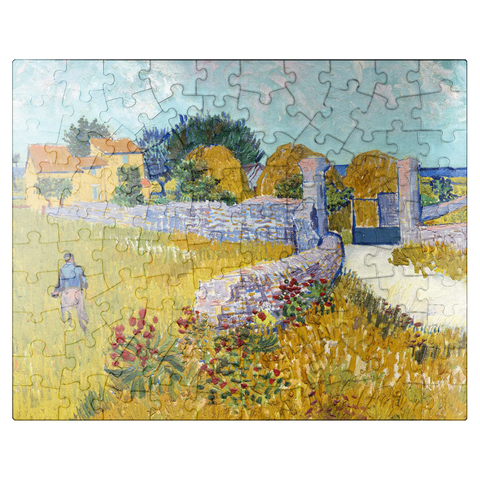 puzzleplate Farmhouse in Provence 1888 by Vincent van Gogh 100 Jigsaw Puzzle