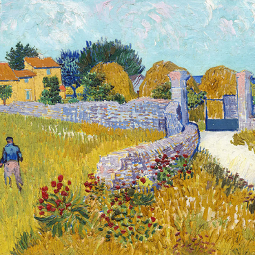 Farmhouse in Provence 1888 by Vincent van Gogh 100 Jigsaw Puzzle 3D Modell