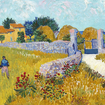 Farmhouse in Provence 1888 by Vincent van Gogh 500 Jigsaw Puzzle 3D Modell