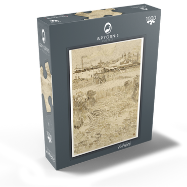 Arles: View from the Wheatfields (1888) by Vincent van Gogh 1000 Jigsaw Puzzle box view1