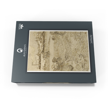 Arles: View from the Wheatfields (1888) by Vincent van Gogh 1000 Jigsaw Puzzle box view1