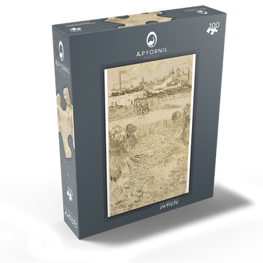 Arles: View from the Wheatfields 1888 by Vincent van Gogh 100 Jigsaw Puzzle box view1