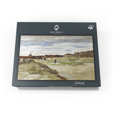 Bleaching Ground at Scheveningen 1882 by Vincent van Gogh 100 Jigsaw Puzzle box view1