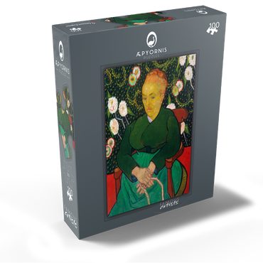 The Berceuse Woman Rocking a Cradle 1889 by Vincent van Gogh 100 Jigsaw Puzzle box view1